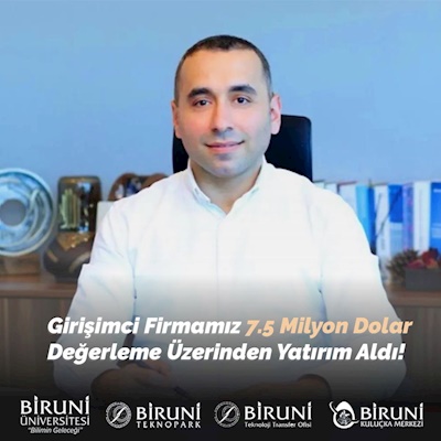 Girişimci Firmamız 7.5 Milyon Dolar Değerleme Üzerinden Yatırım Aldı!
