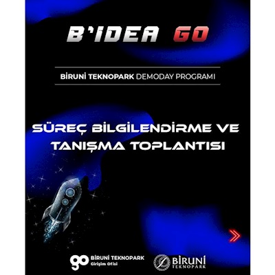 B'IDEA GO 2026 1. Çağrısı kapsamında Süreç Bilgilendirme ve Tanışma Toplantımızı gerçekleştirdik.