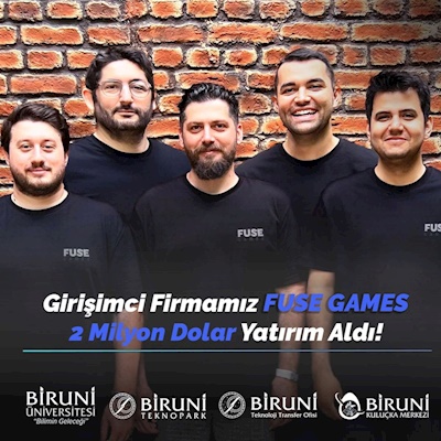 Teknoparkımızda faaliyetlerini sürdüren girişimci firmalarımızdan Fuse Games, 2 Milyon Dolar yatırım aldı!