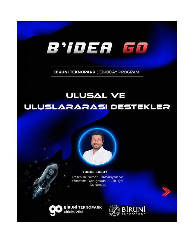 B'IDEA GO Demoday Programı 2026 – 1. Çağrı Kapsamında Altıncı Eğitim Oturumumuzu Başarıyla Gerçekleştirdik!