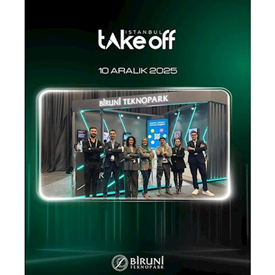 Biruni Teknopark olarak Take Off İstanbul 2025’in ilk gününde İstanbul Fuar Merkezi’nde yerimizi aldık!