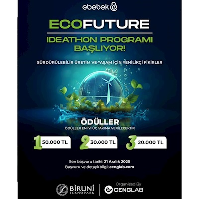 Biruni Teknopark'tan ebebek İşbirliği ve Cenglab Platformuyla EcoFuture Ideathon Başlıyor!